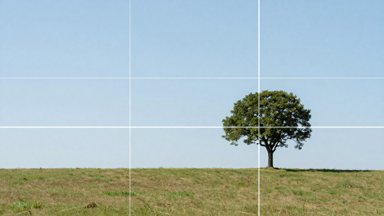 Rule of Thirds - cinematic example